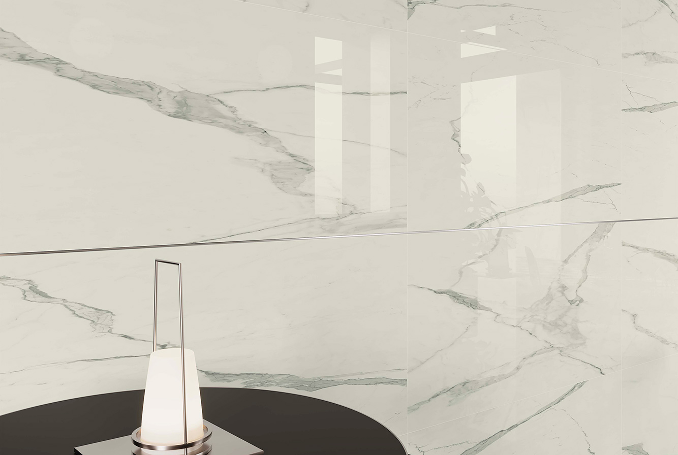 EMPIRE / STATUARIO POLISHED / LISTELLO SILVER METAL